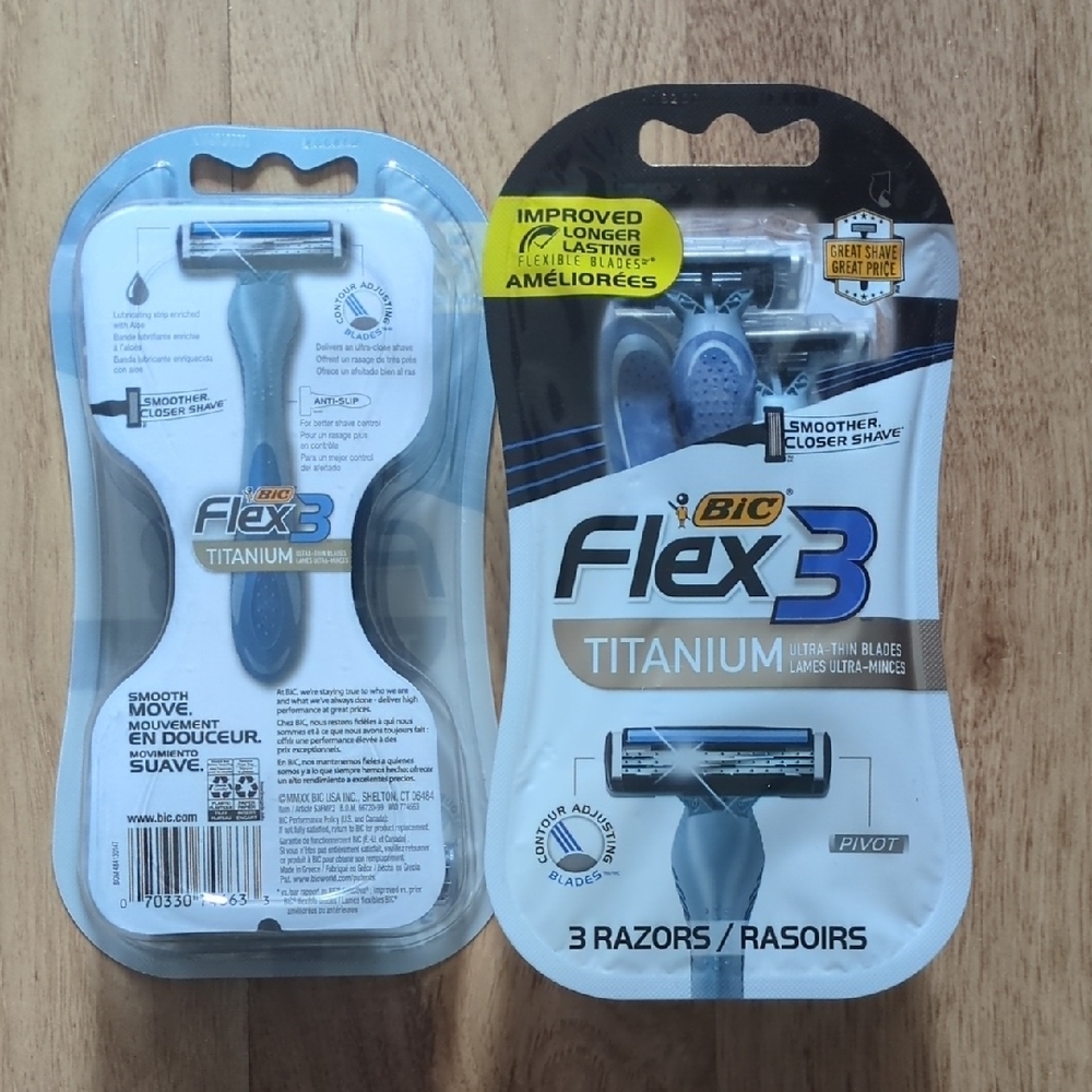 BIC Flex 3 Titanium Razors